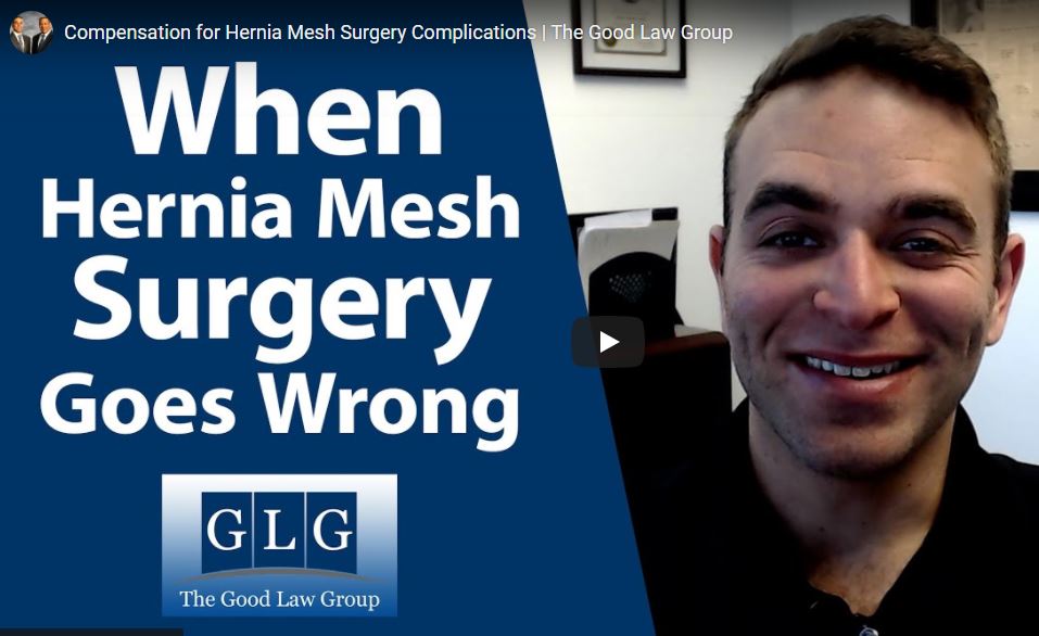 hernia mesh complications video