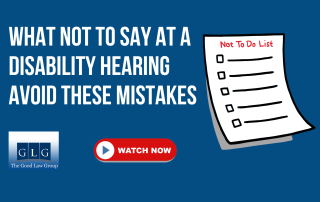 What Not to Say at a Disability Hearing