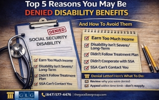 Top 5 disability benefit denial reasons
