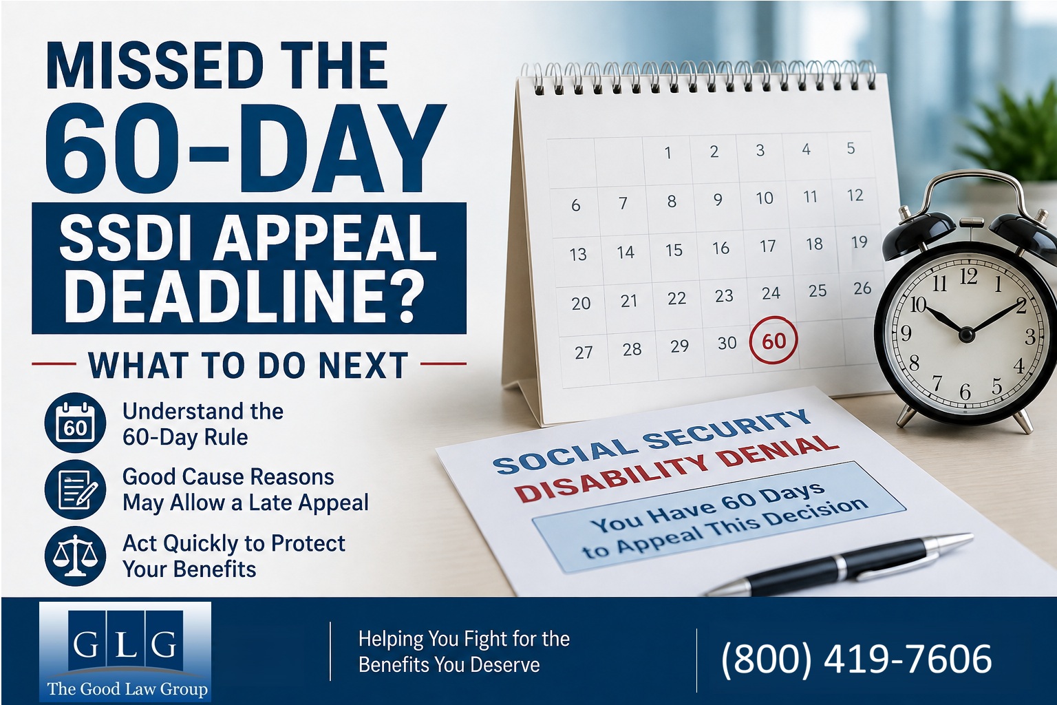 60-Day SSDI Appeal Deadline